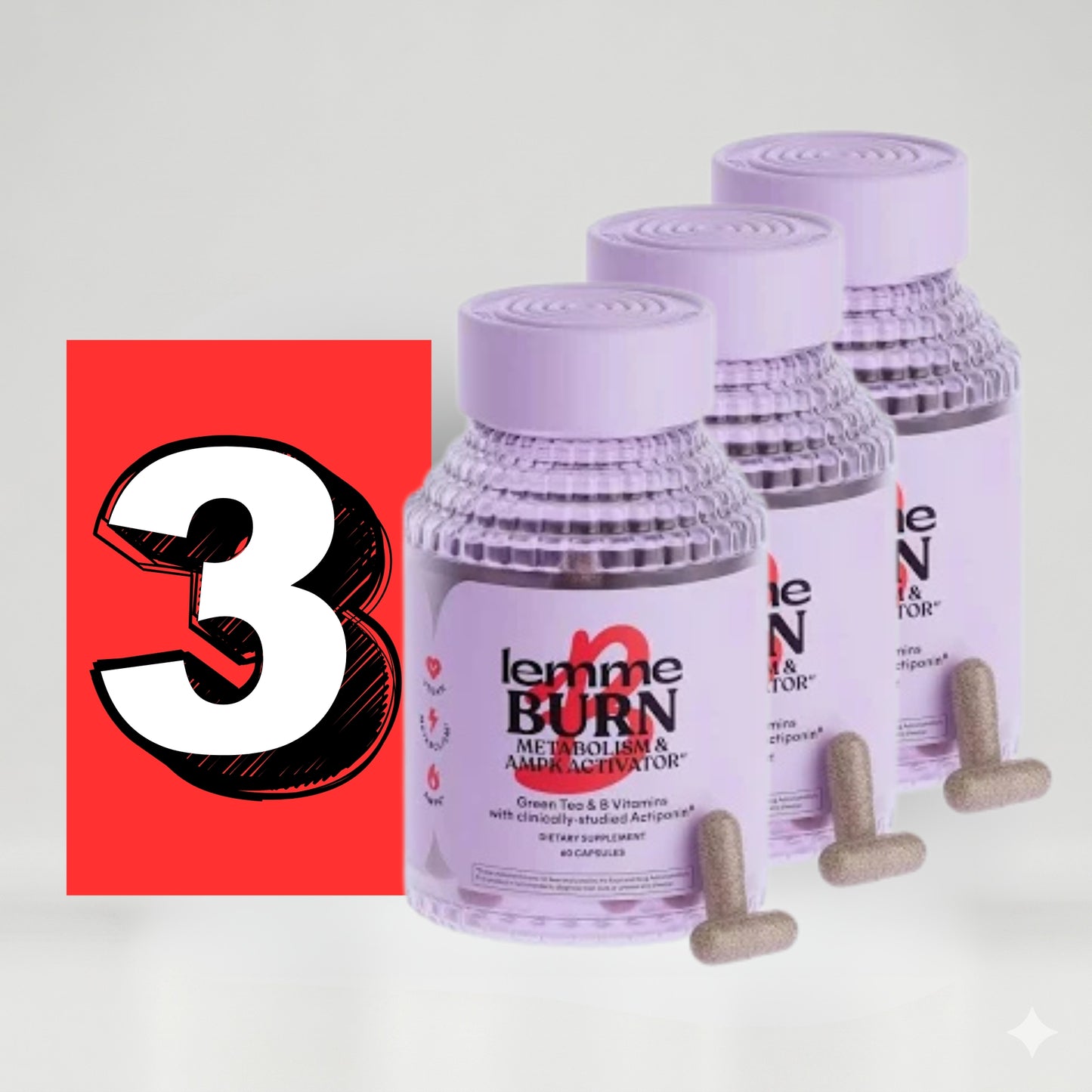 Lemme Burn - Apoyo al Metabolismo y Grasa Abdominal | Promo 1, 2 o 3 Unidades