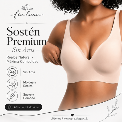 Sostén Premium Sin Aros con Realce Natural