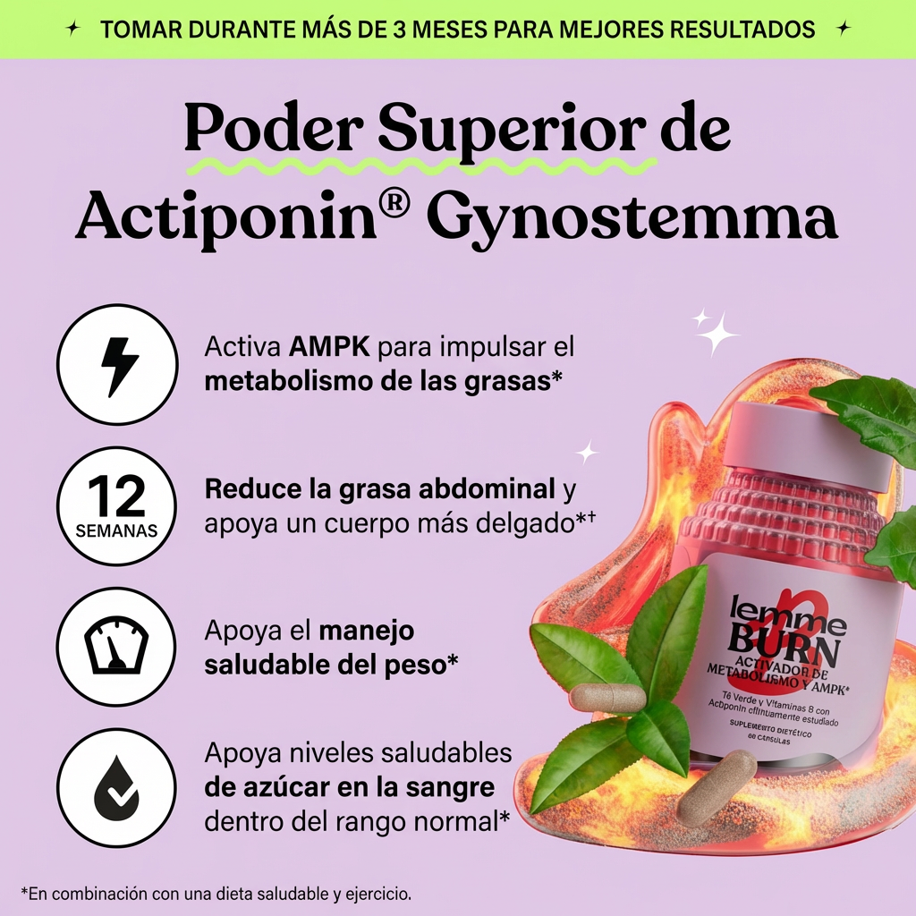OFERTA 2X1 - Lemme Burn : Apoyo al Metabolismo y Reducción de Grasa Abdominal